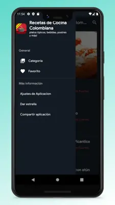 Colombian Recipes - Food App android App screenshot 0