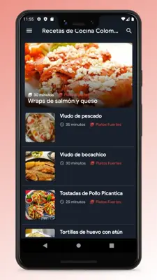 Colombian Recipes - Food App android App screenshot 2