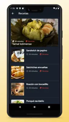 Colombian Recipes - Food App android App screenshot 5