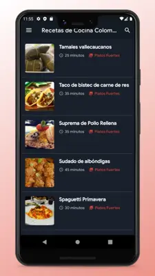 Colombian Recipes - Food App android App screenshot 6